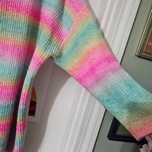 Torrid Rainbow Ombre Sweater - Picture 4 of 9